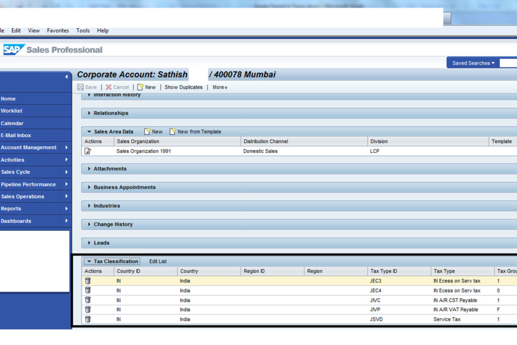 SAP CRM